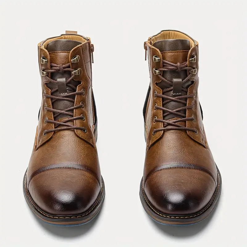 Men's Vintage Lace-Up Boots