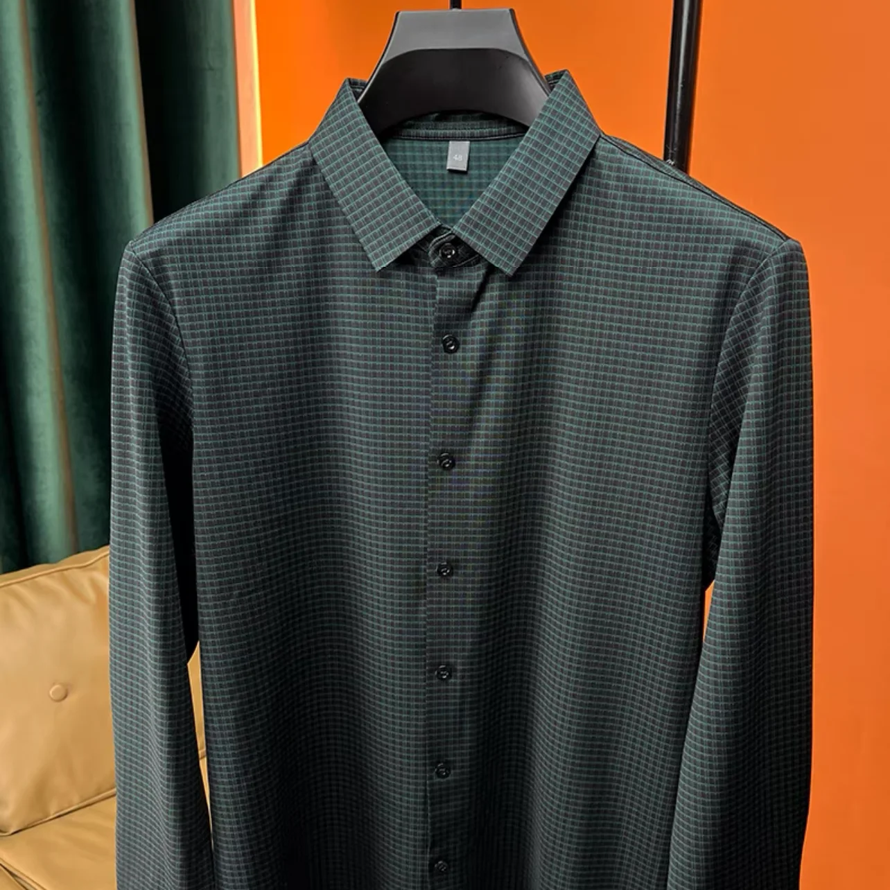 Men's Casual Plaid Shirt