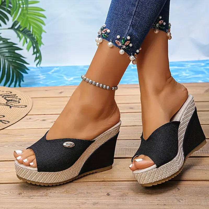 Lucia Wedge Sandals