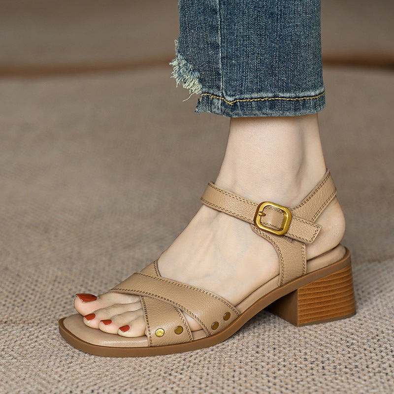 Clara Block Sandals
