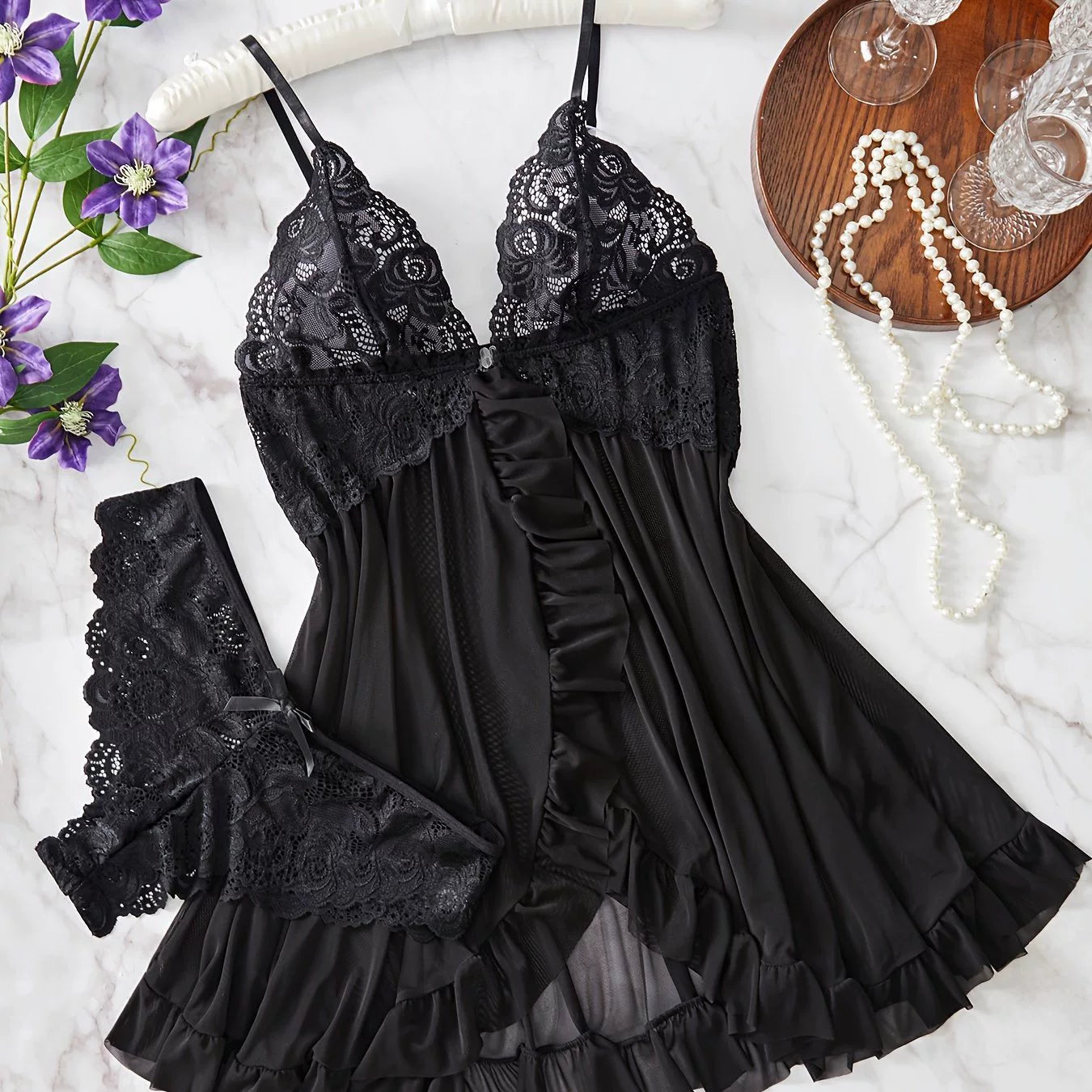 Ava Lace Lingerie Set
