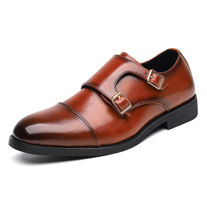 Lusso Leather Double Monk