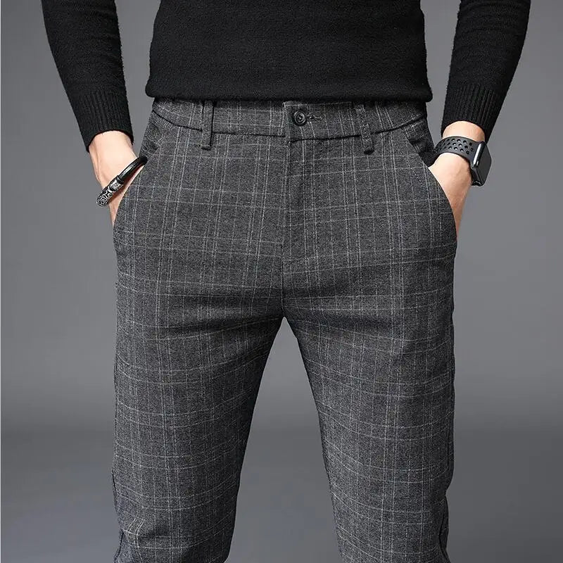 Checkered Dress Trousers