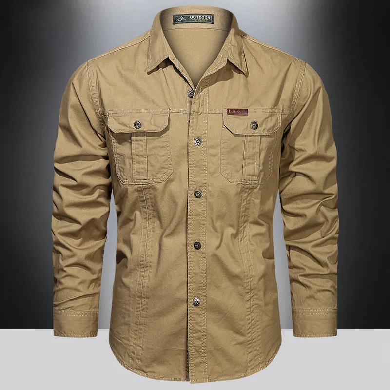 Long-Sleeve Cargo Shirt