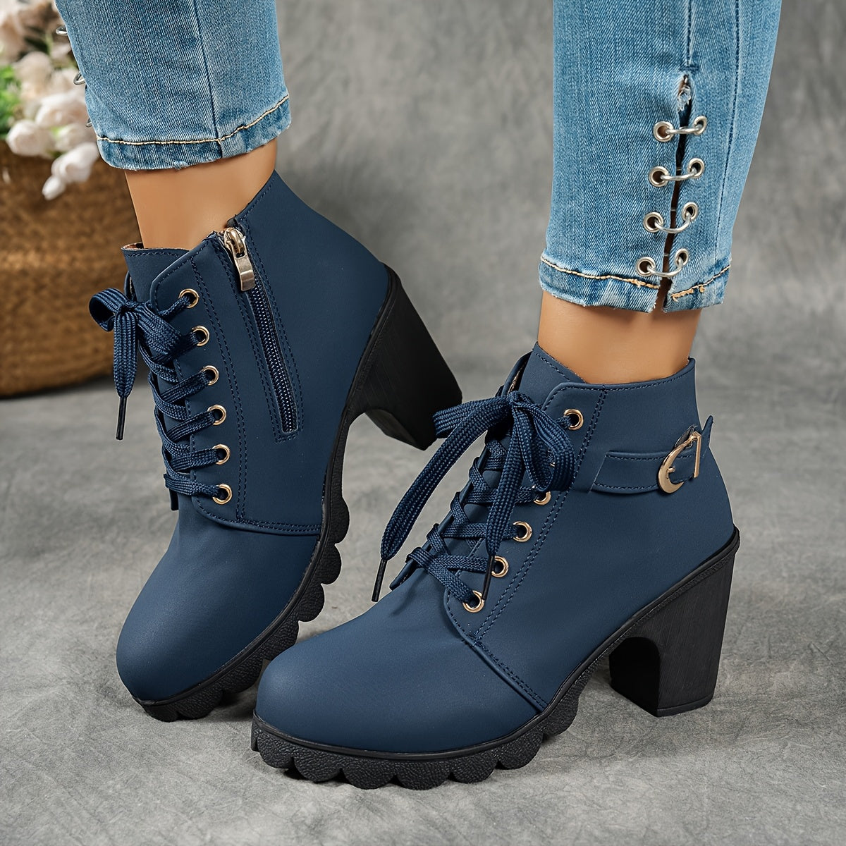 Sienna Mid-Heel Boots