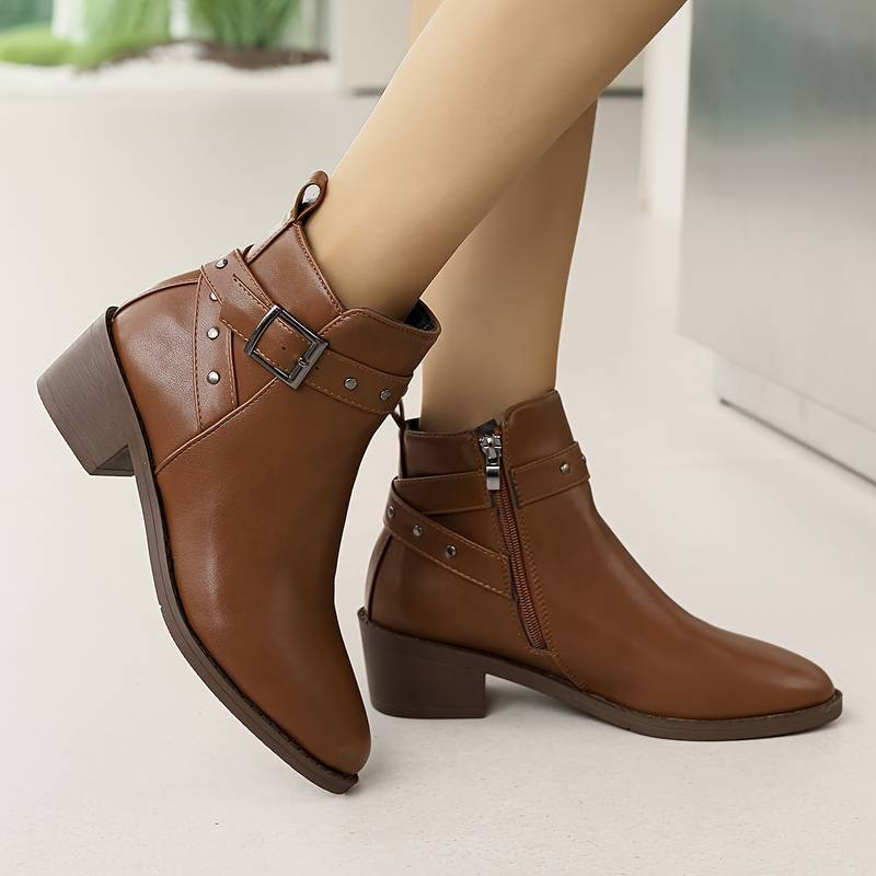 The Verona Leather Bootie