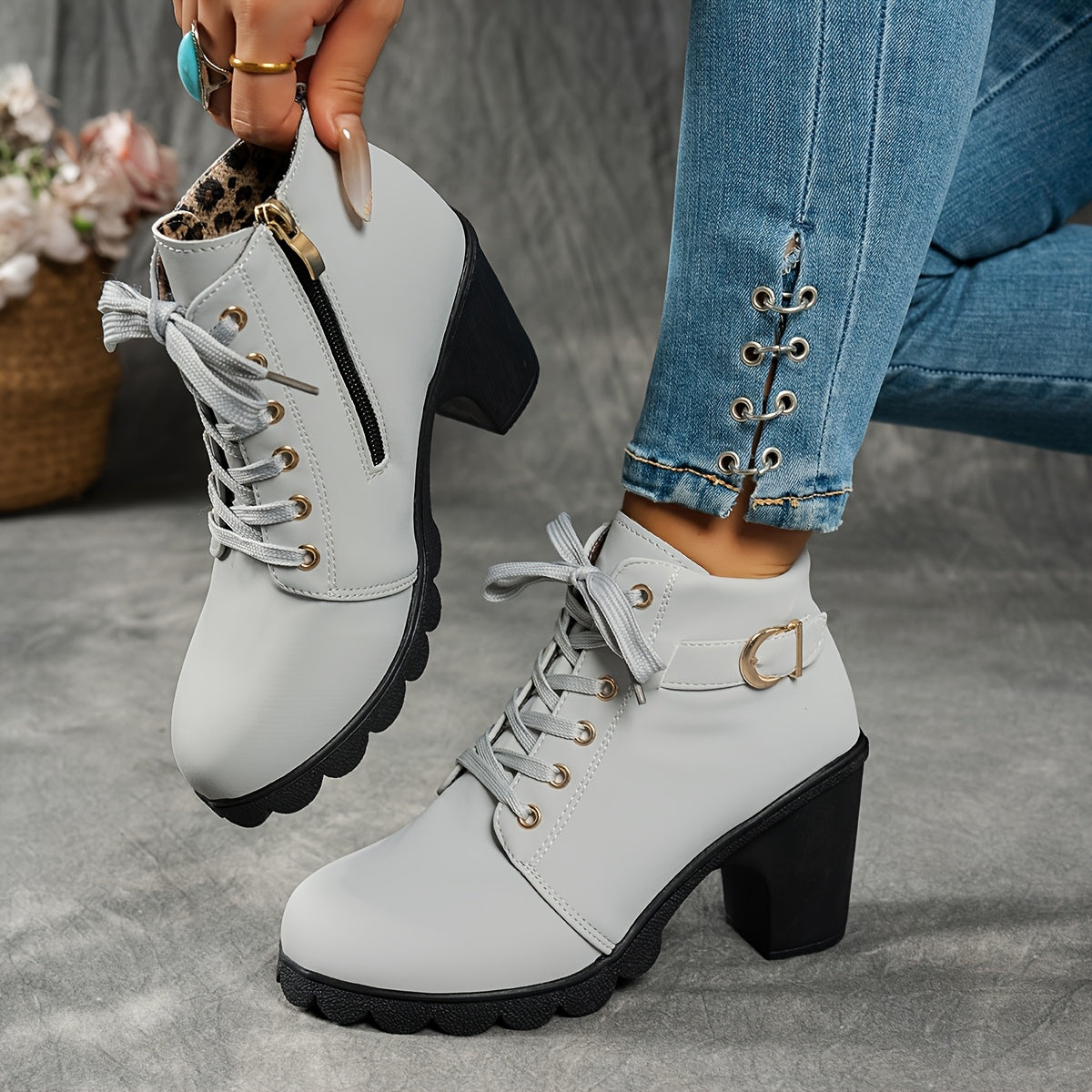 Sienna Mid-Heel Boots
