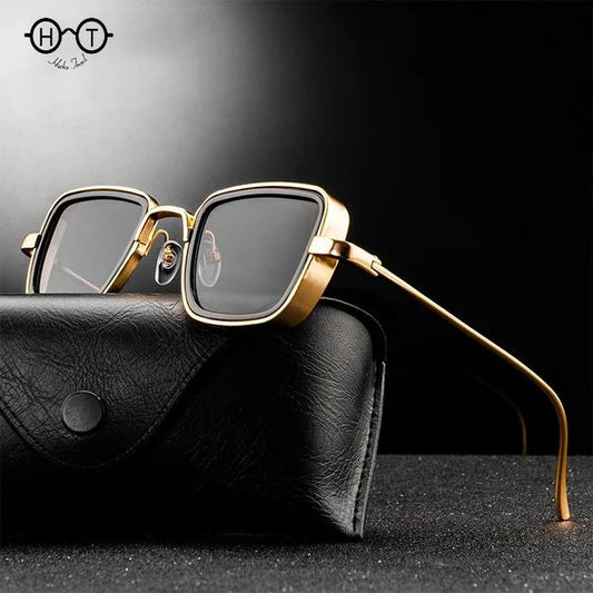 AZURA | Square Gold Sunglasses