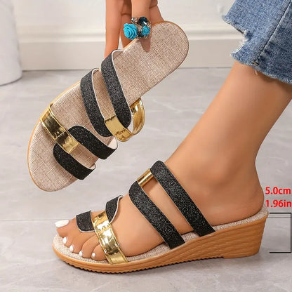 Elenor Wedge Sandals