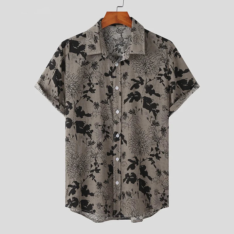 Floral Print Beach Shirt