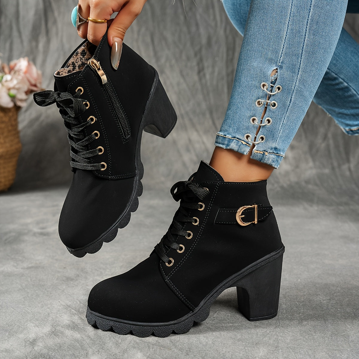 Sienna Mid-Heel Boots