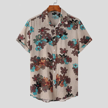 Floral Print Beach Shirt