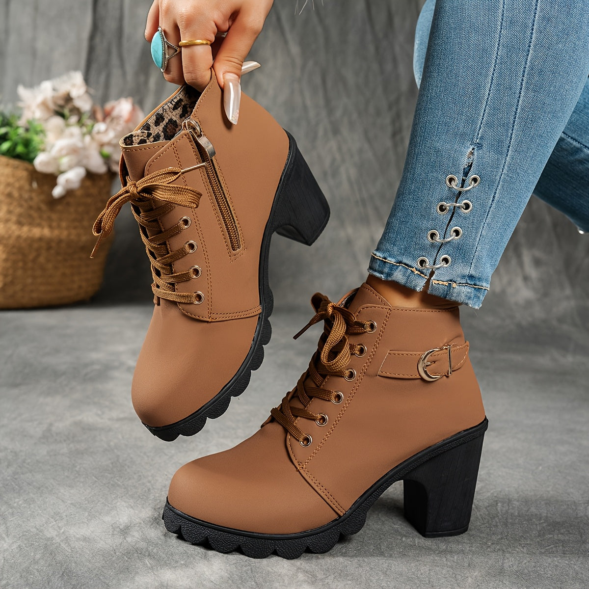 Sienna Mid-Heel Boots