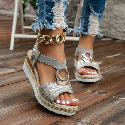 Eleganza Wedge Sandals