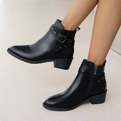 The Verona Leather Bootie