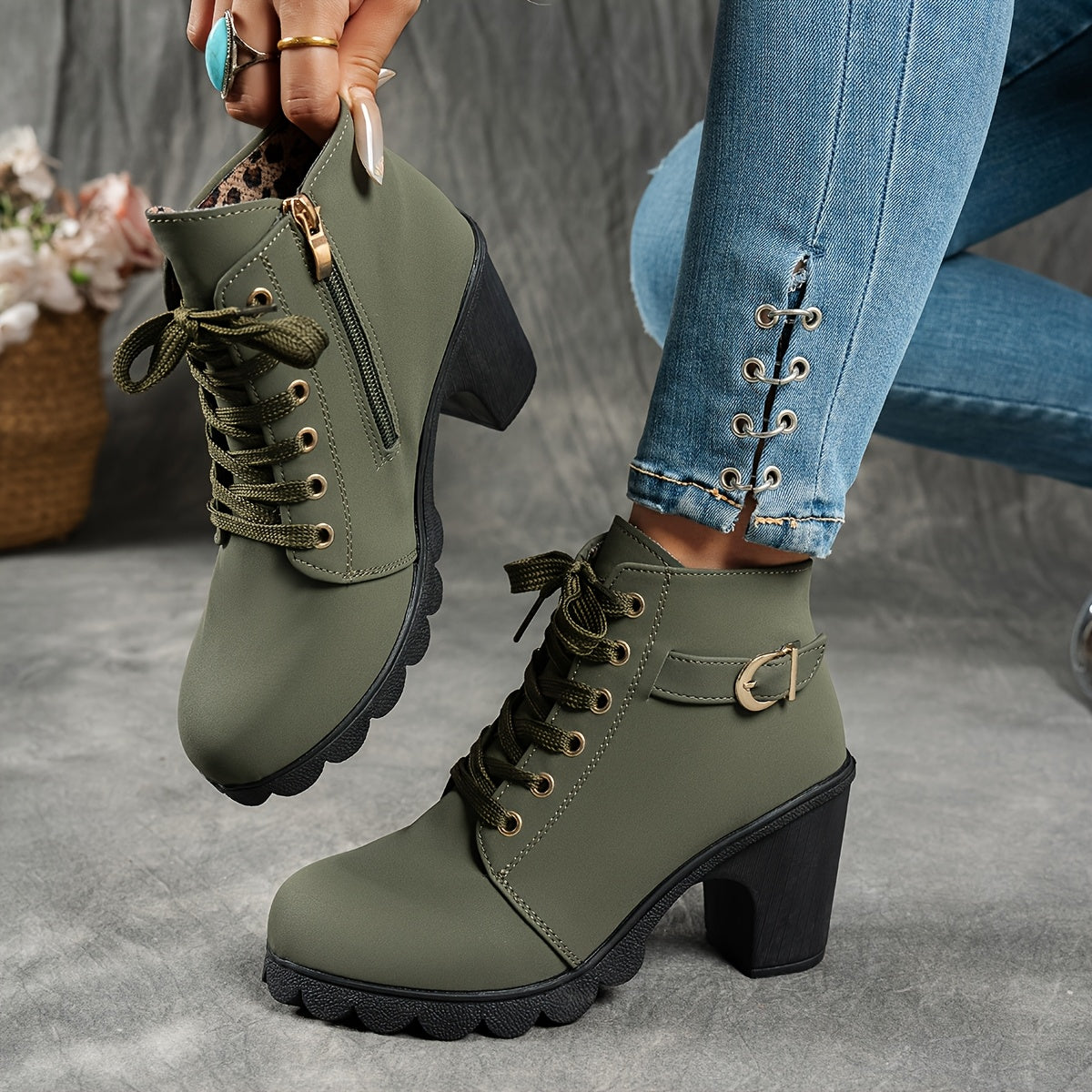 Sienna Mid-Heel Boots