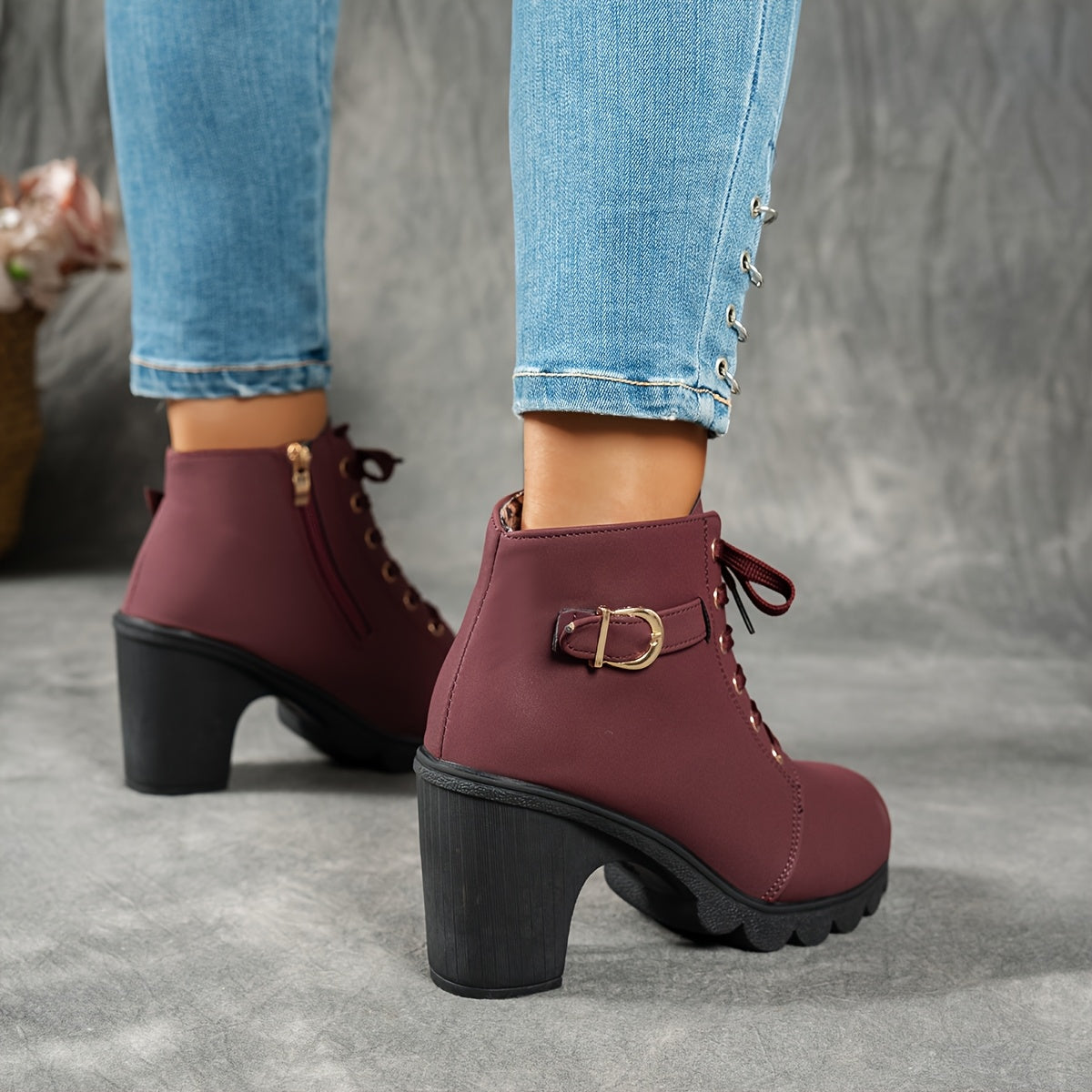 Sienna Mid-Heel Boots
