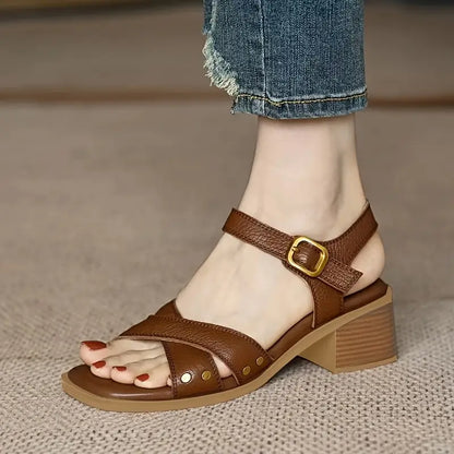 Clara Block Sandals