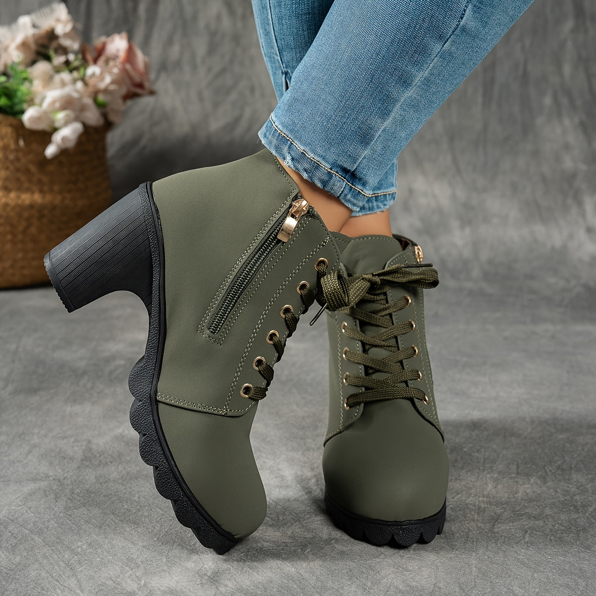 Sienna Mid-Heel Boots