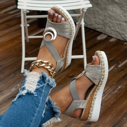 Eleganza Wedge Sandals