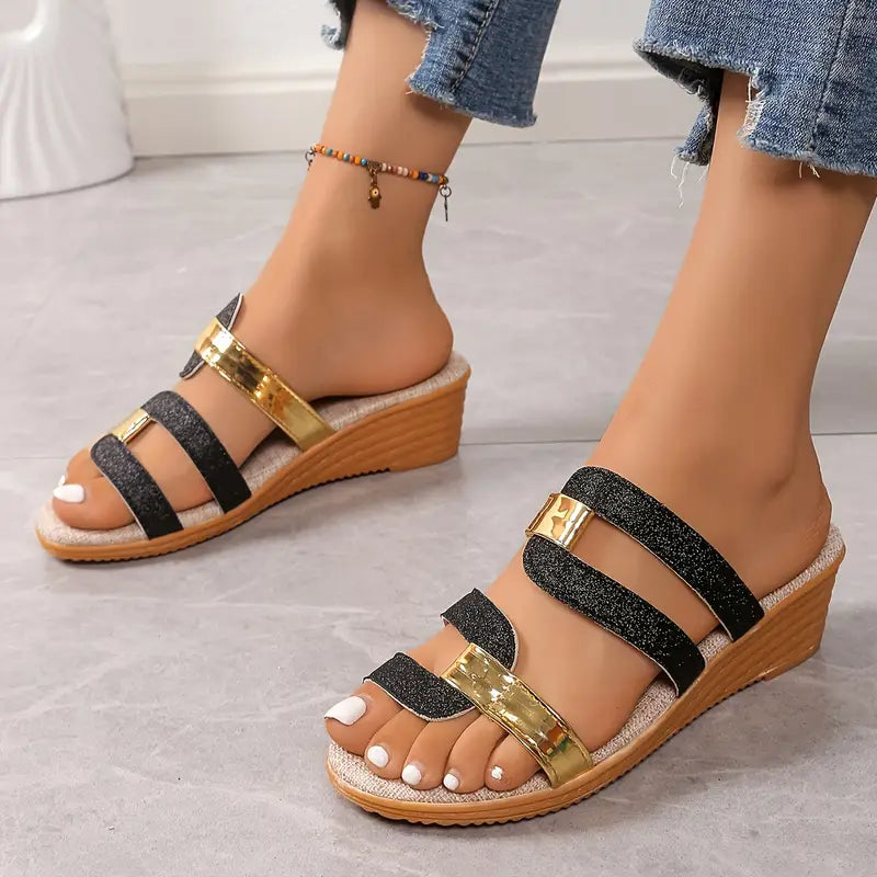 Elenor Wedge Sandals
