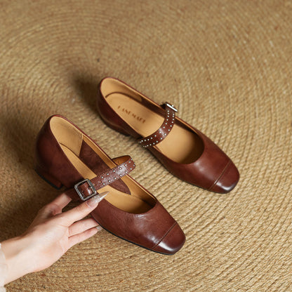 Elry Genuine Leather Shoes