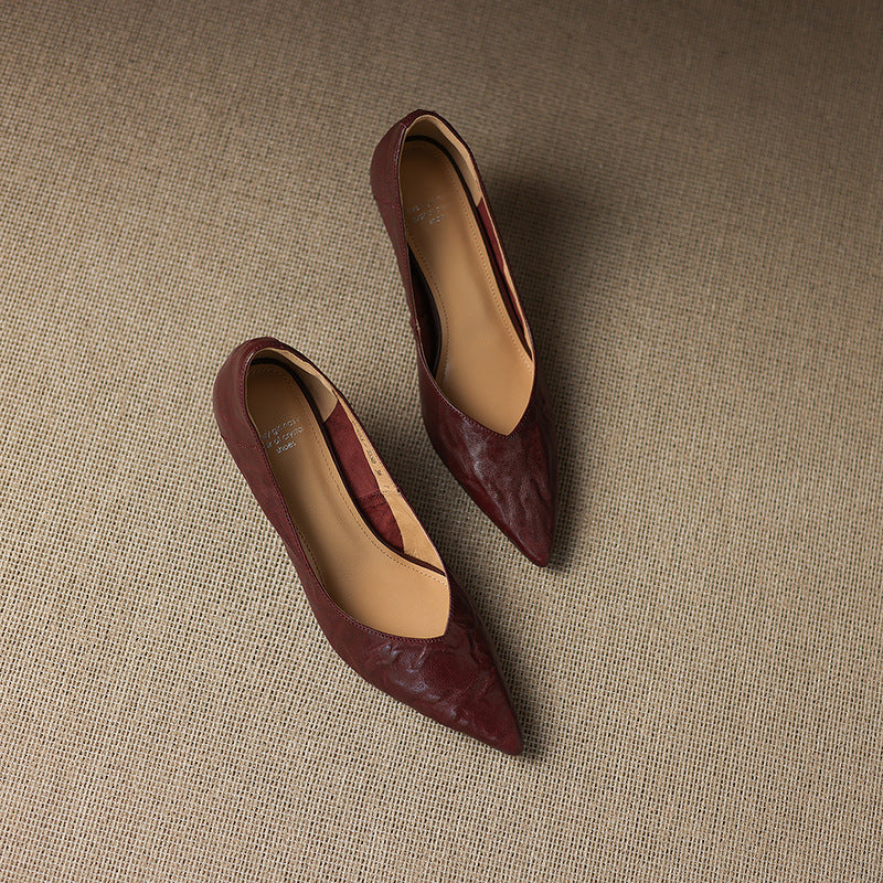 Veler Genuine Leather Heels