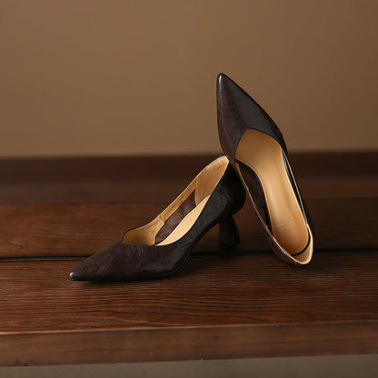 Veler Genuine Leather Heels