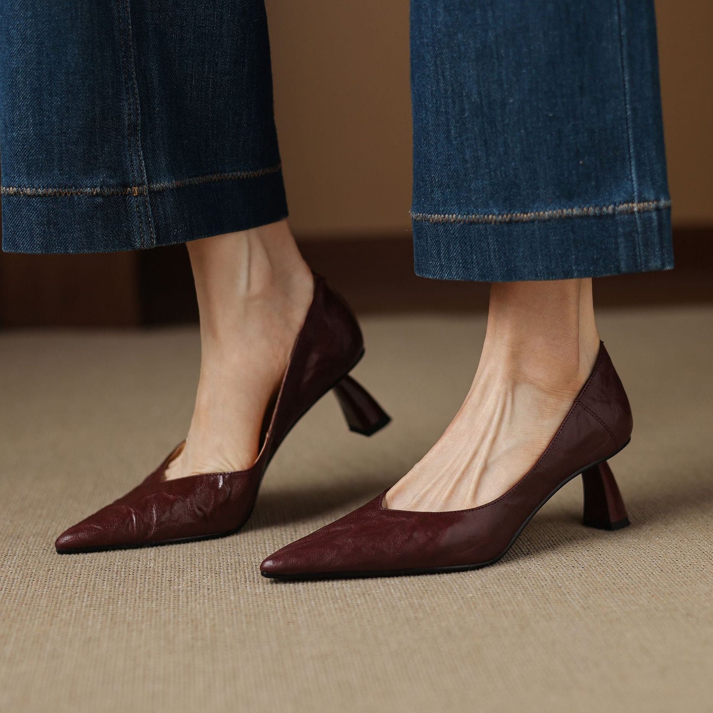 Veler Genuine Leather Heels