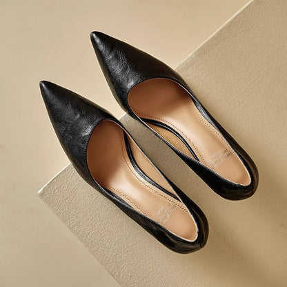 Elar Genuine Leather Heels