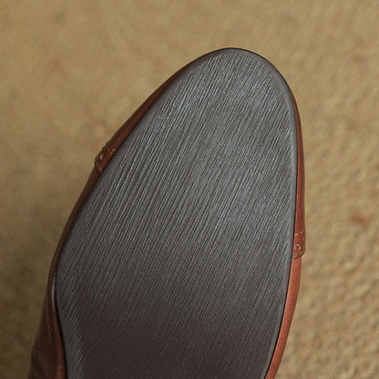 Graneth Genuine Leather Flats
