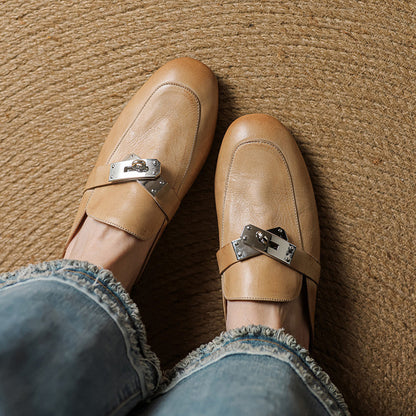 Dessa Genuine Leather Mules
