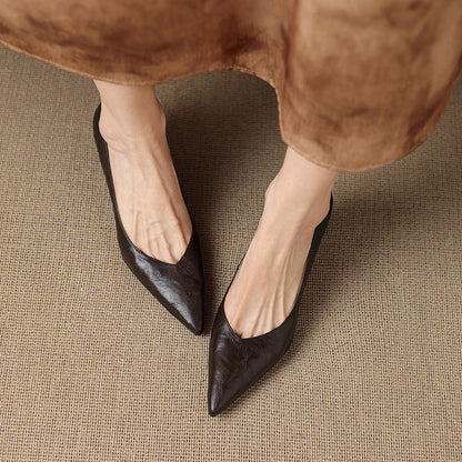 Veler Genuine Leather Heels