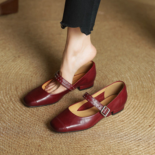 Elry Genuine Leather Shoes