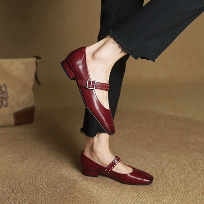 Elry Genuine Leather Shoes