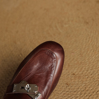 Dessa Genuine Leather Mules