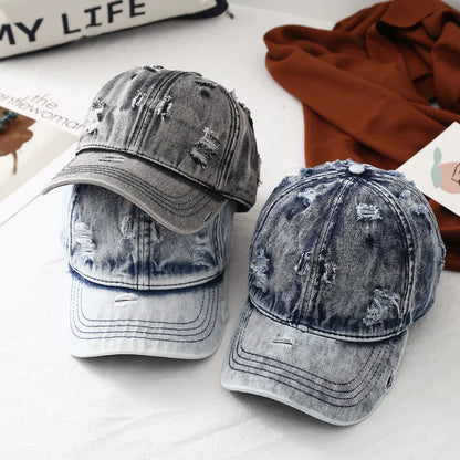 Denim Washed Vintage Hat