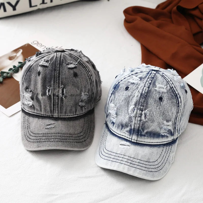 Denim Washed Vintage Hat