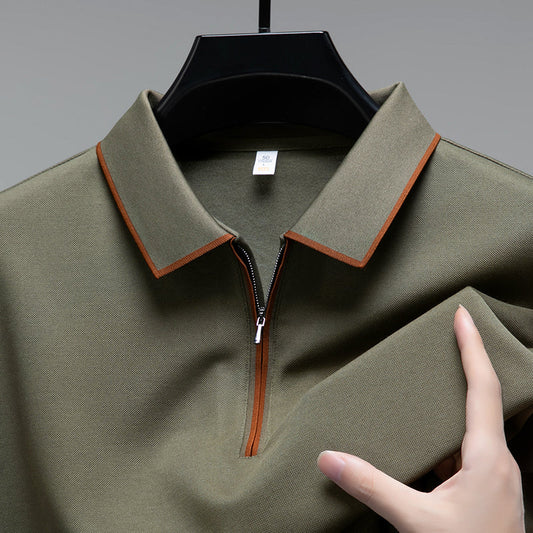 Lucian Zip-Up Polo