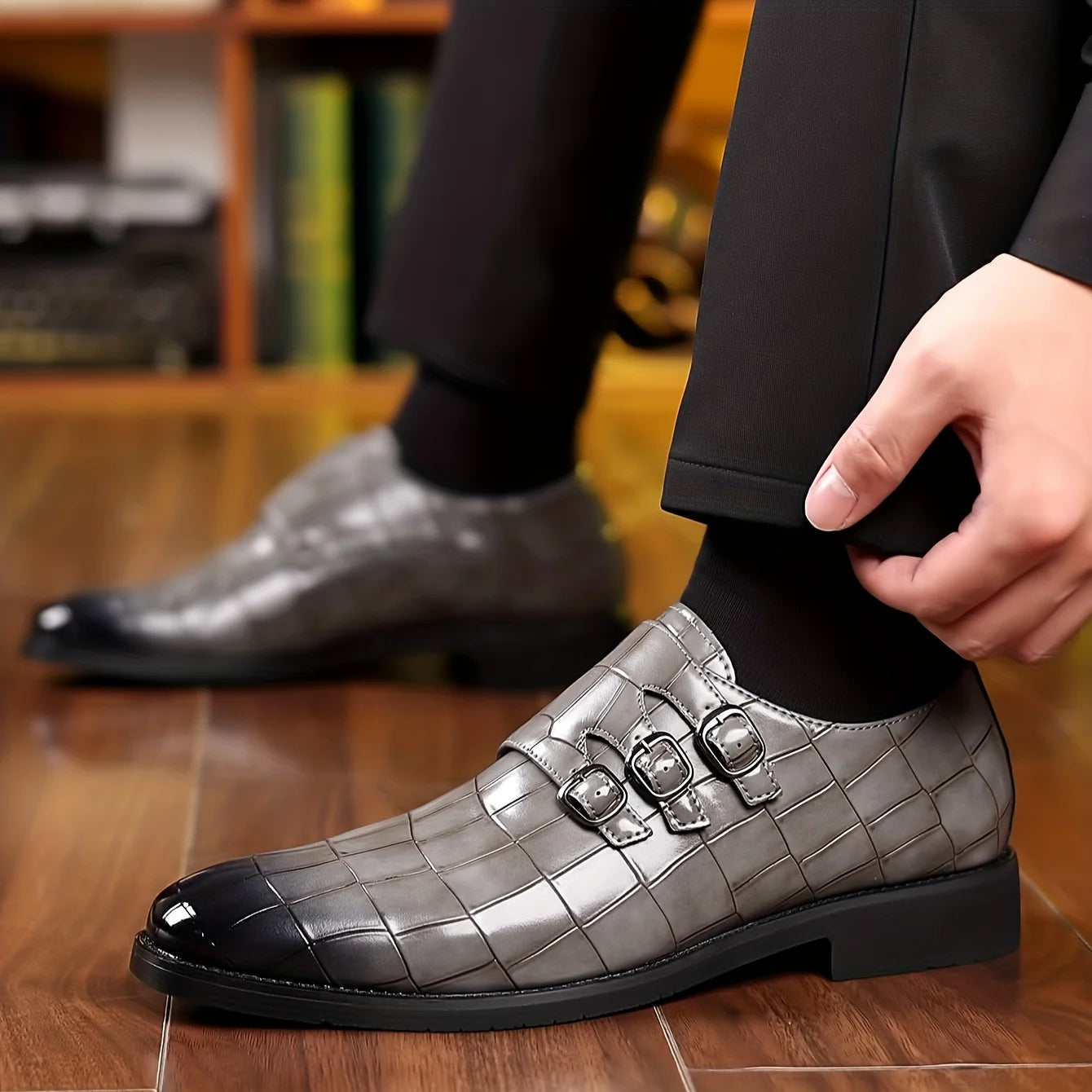 Venezia Buckle Dress Shoes