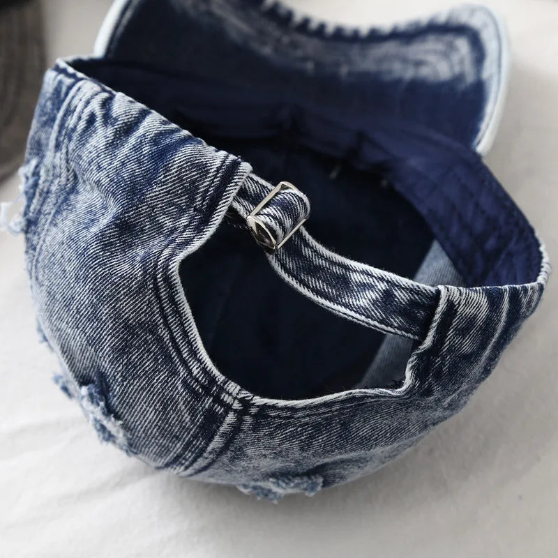 Denim Washed Vintage Hat