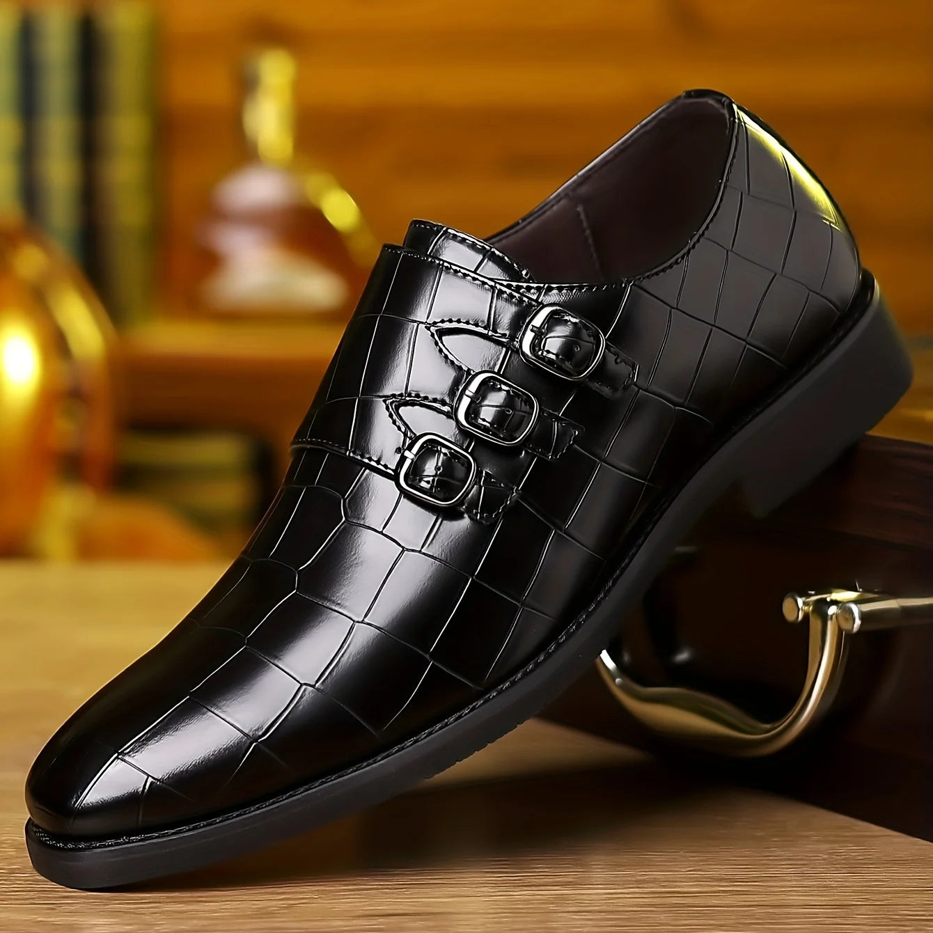 Venezia Buckle Dress Shoes