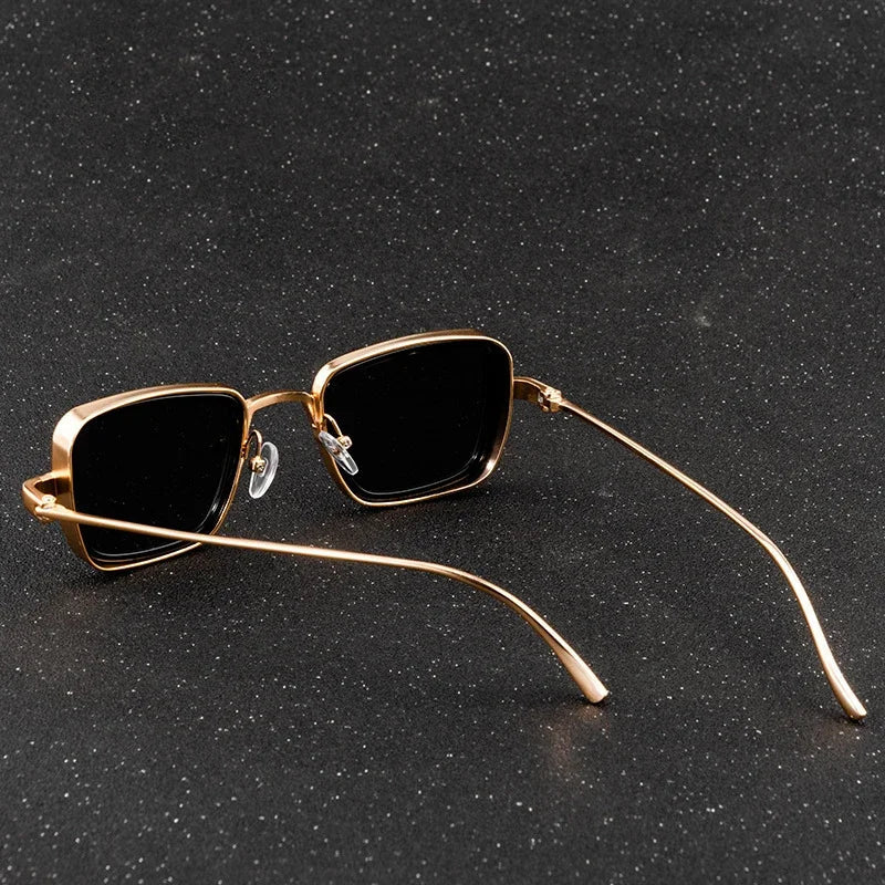 AZURA | Square Gold Sunglasses