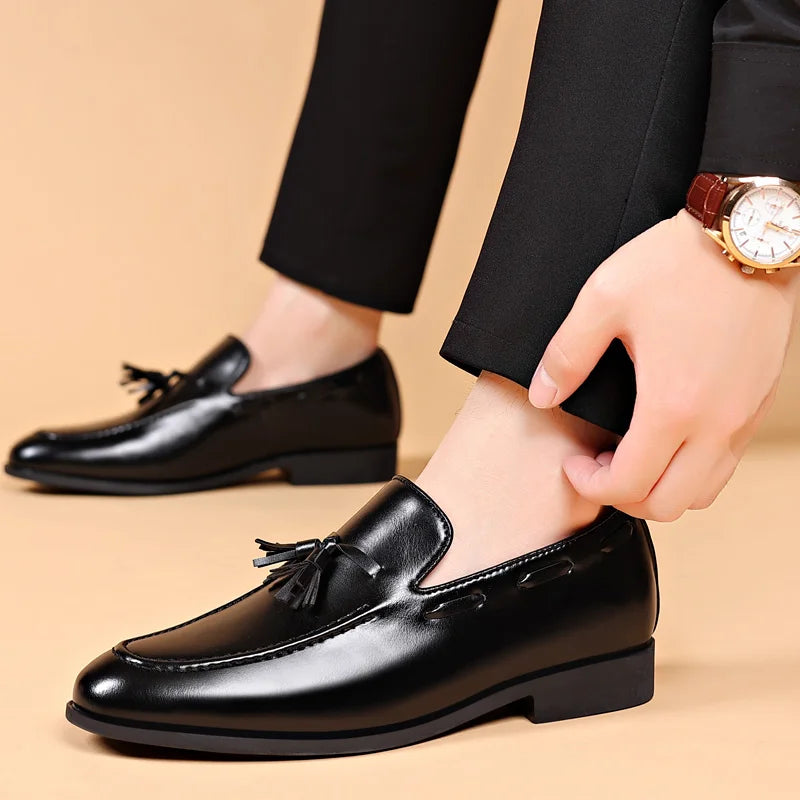 Polished Tassel Loafers