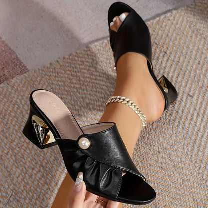 Bella Ruffle Mules