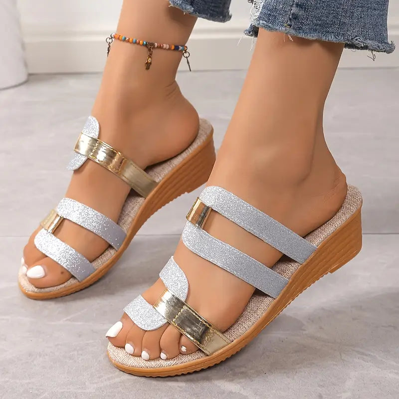 Elenor Wedge Sandals