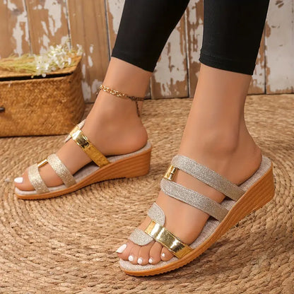 Elenor Wedge Sandals