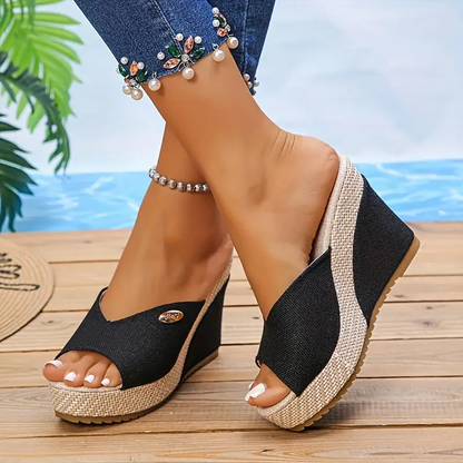 Lucia Wedge Sandals