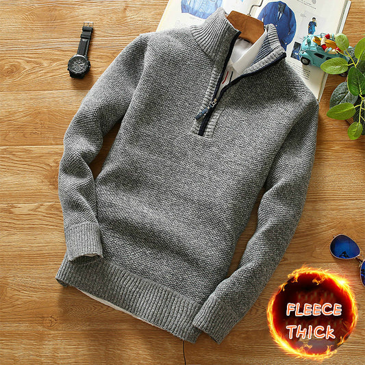 Men's Fleece-Lined Turtleneck